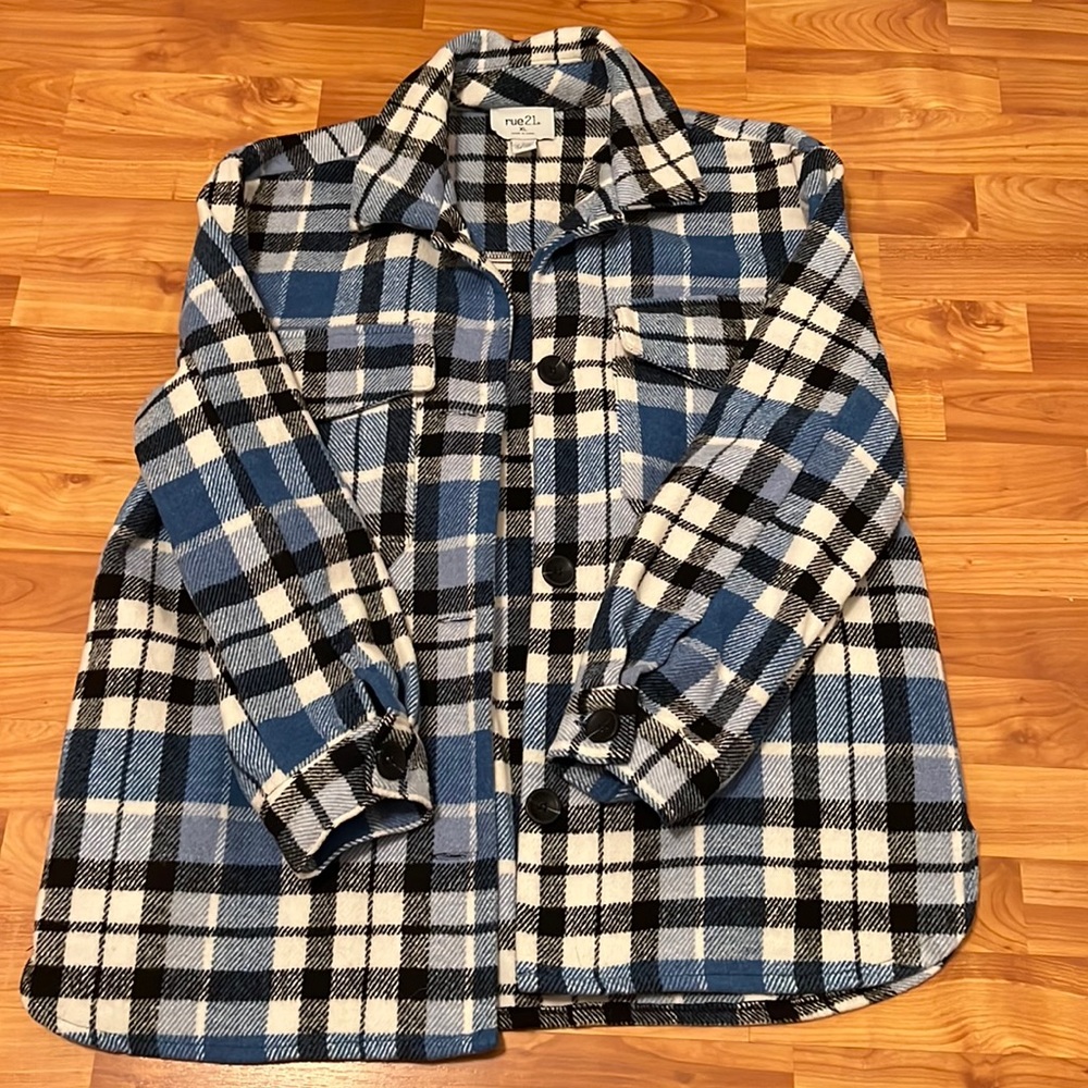 rue21 XL fleece flannel